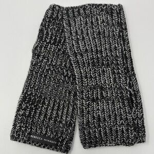 REBECCA MINKOFF: Hand warmer set, marbled knit